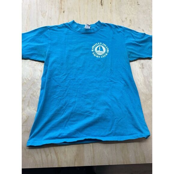 Vintage Maui Bay Yacht Club Maui Made In Hawaii Shirt L Single Stitch 80’s - Picture 1 of 8